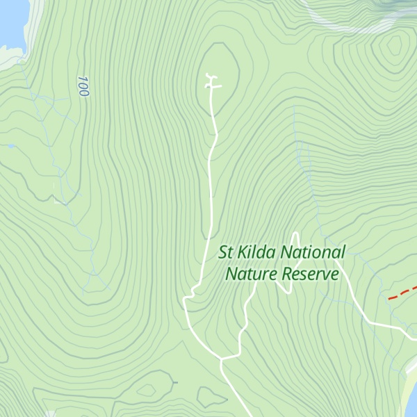 Map of Cnoc a' Bheannaichta