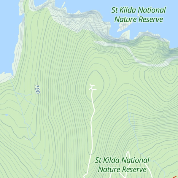 Map of Mullach Mòr