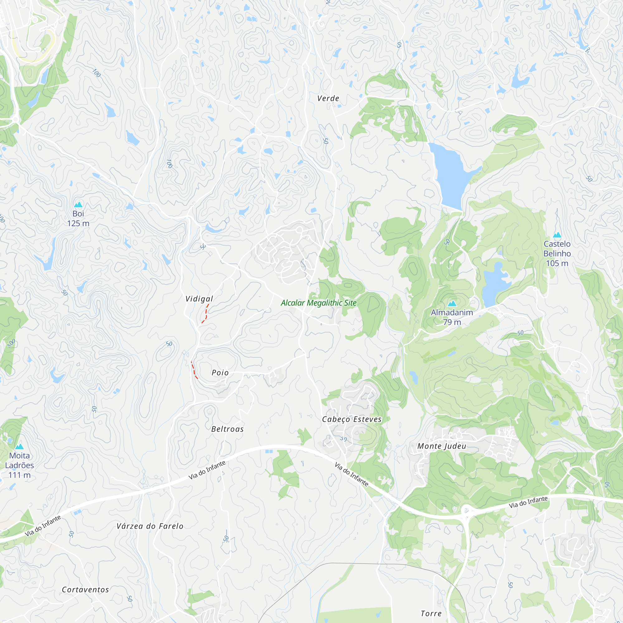 Centro de Acolhimento e Interpretação Monumentos visitáveis map