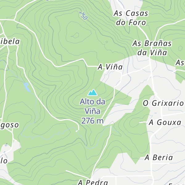Map of Alto da Viña