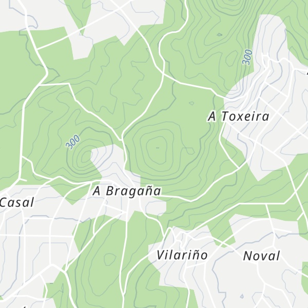 Map of Monte da Bragaña