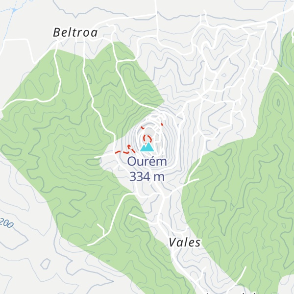 Map of Ourém