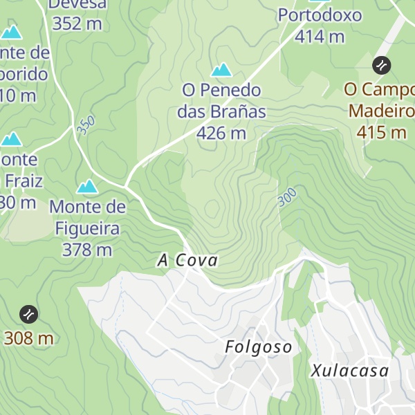 Map of O Picho