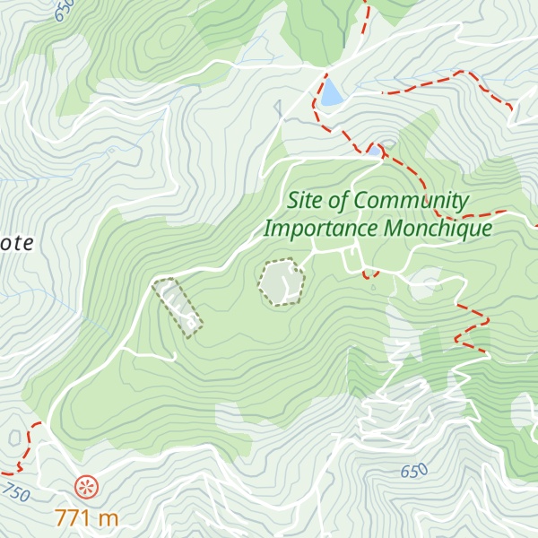 Map of Fóia