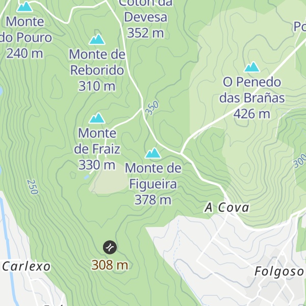 Map of Monte de Figueira