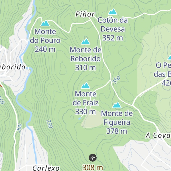 Map of Monte de Fraiz