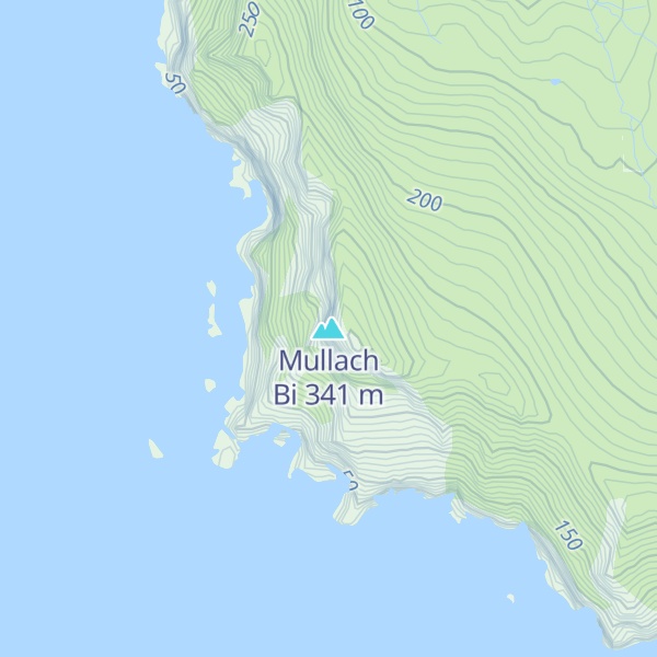 Map of Mullach Bi