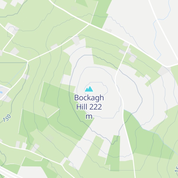 Map of Bockagh Hill