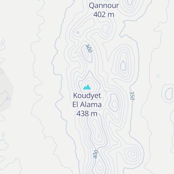Map of Koudyet El Alama