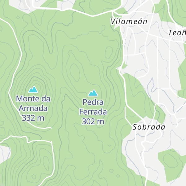 Map of Pedra Ferrada