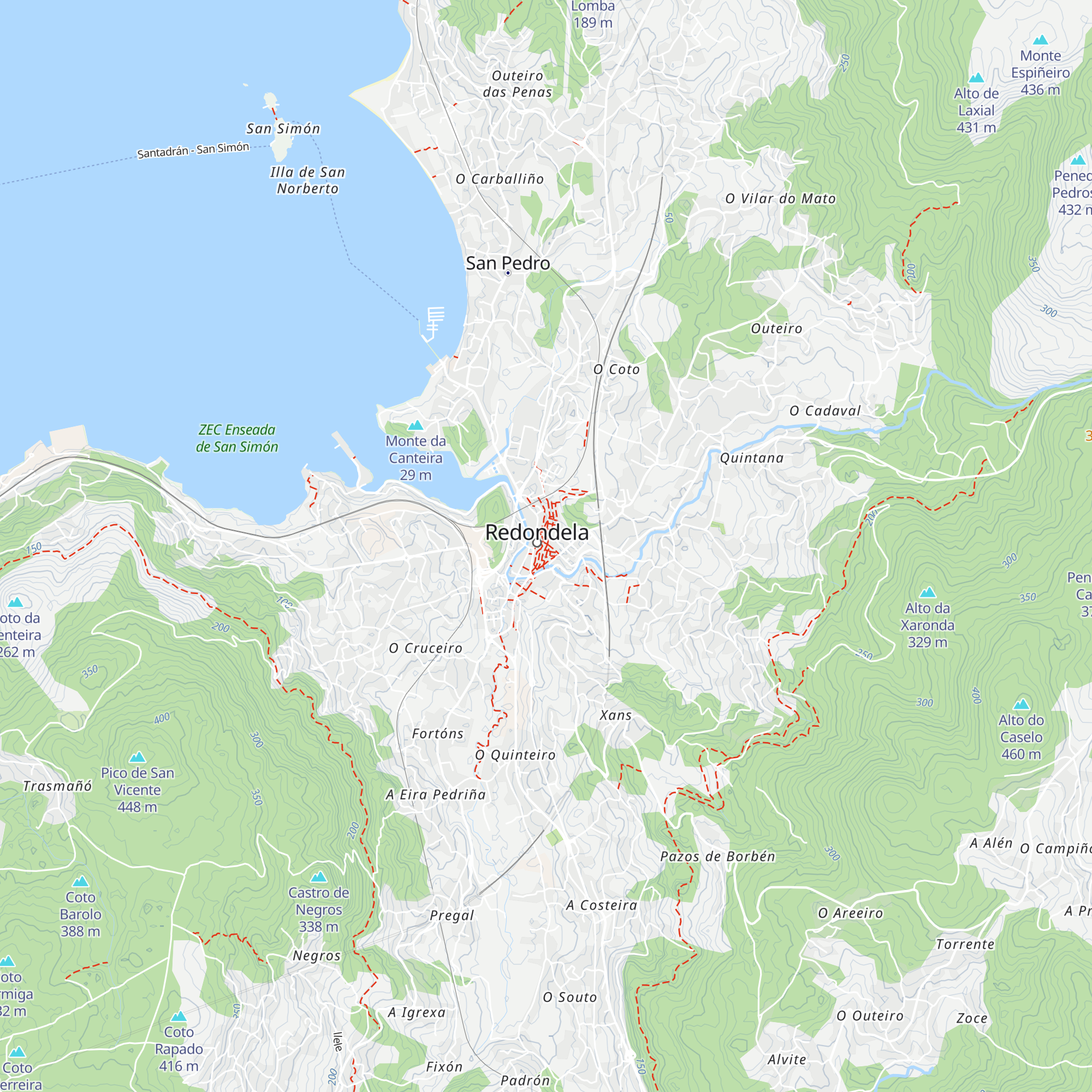 Oficina de Información e Turismo de Redondela map