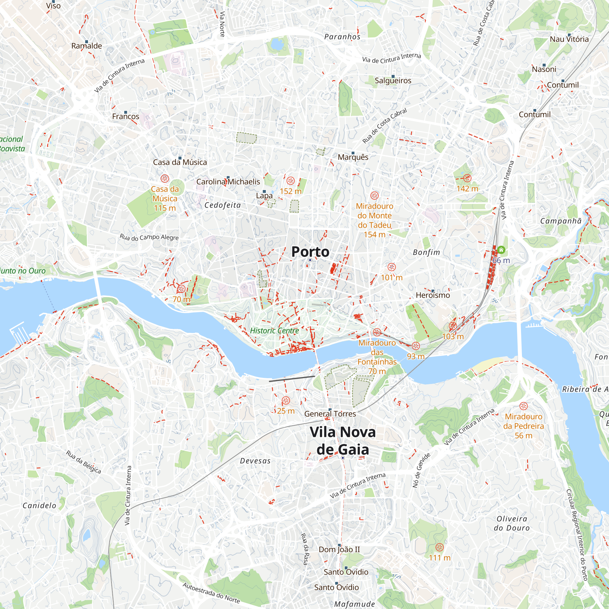 Porto Welcome Center map