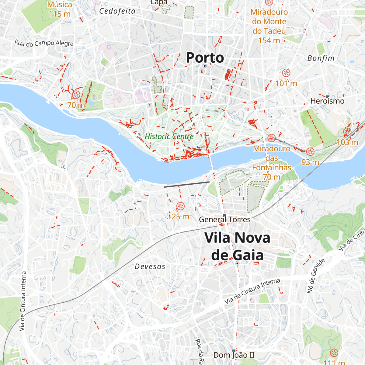 Posto de Turismo de Vila Nova de Gaia map