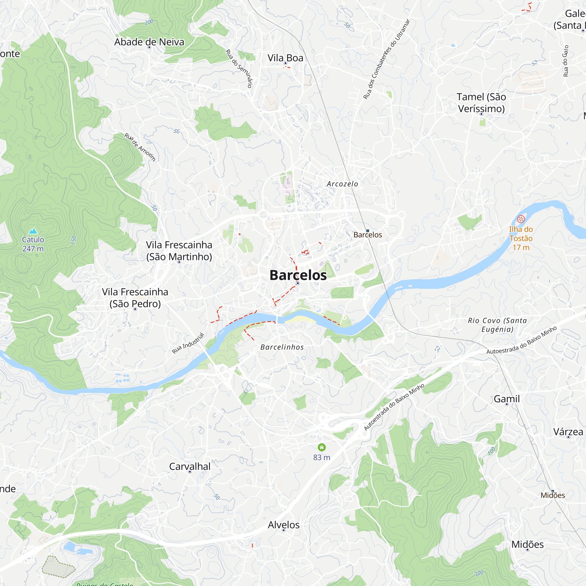 Posto de Turismo de Barcelos map