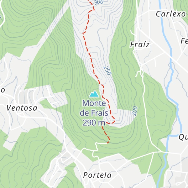 Map of Monte de Fraís
