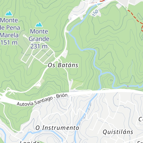 Map of Pedra Estivada