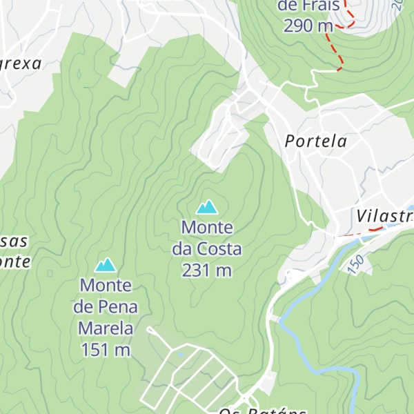 Map of Monte da Costa