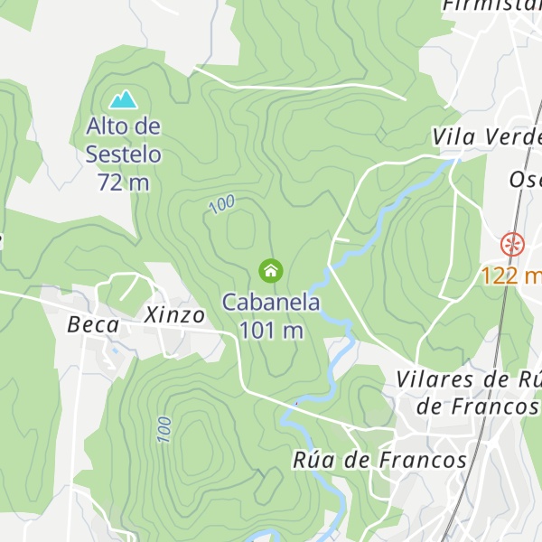 Map of Cabanela