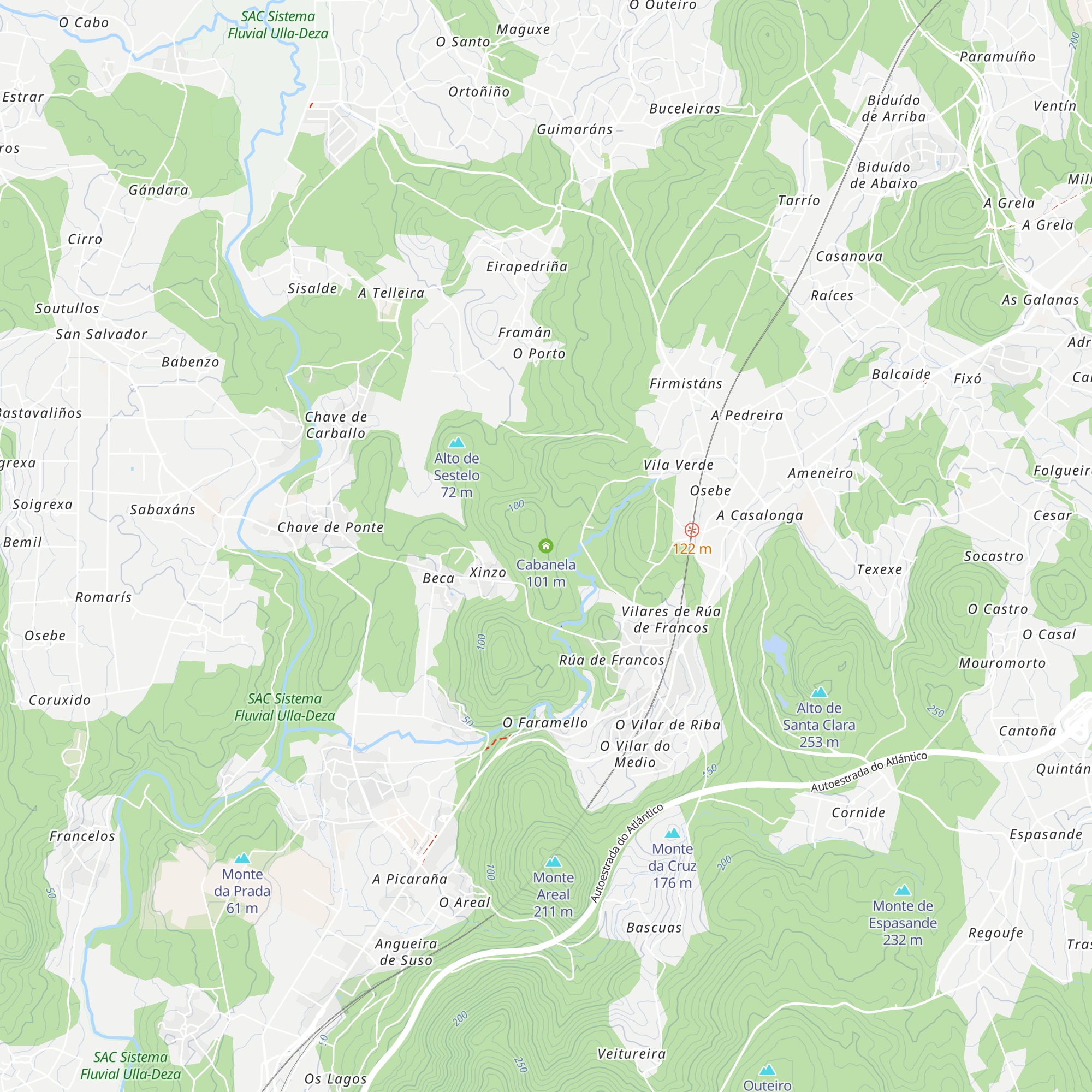 Cabanela map