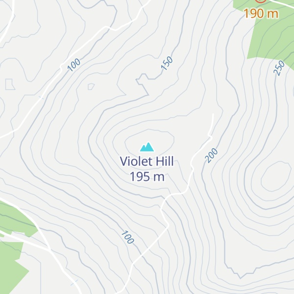 Map of Violet Hill