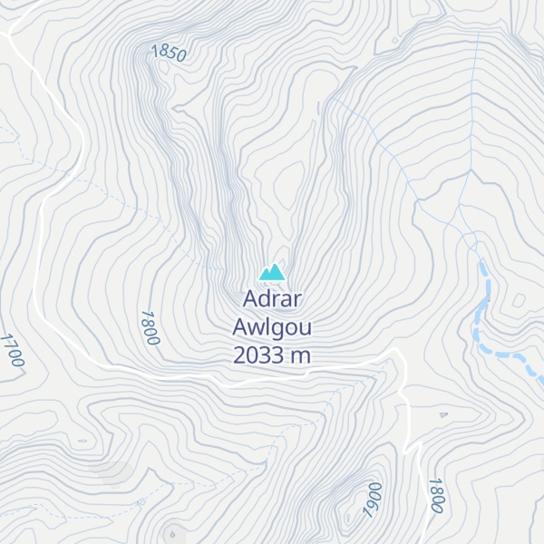 Map of Adrar Awlgou
