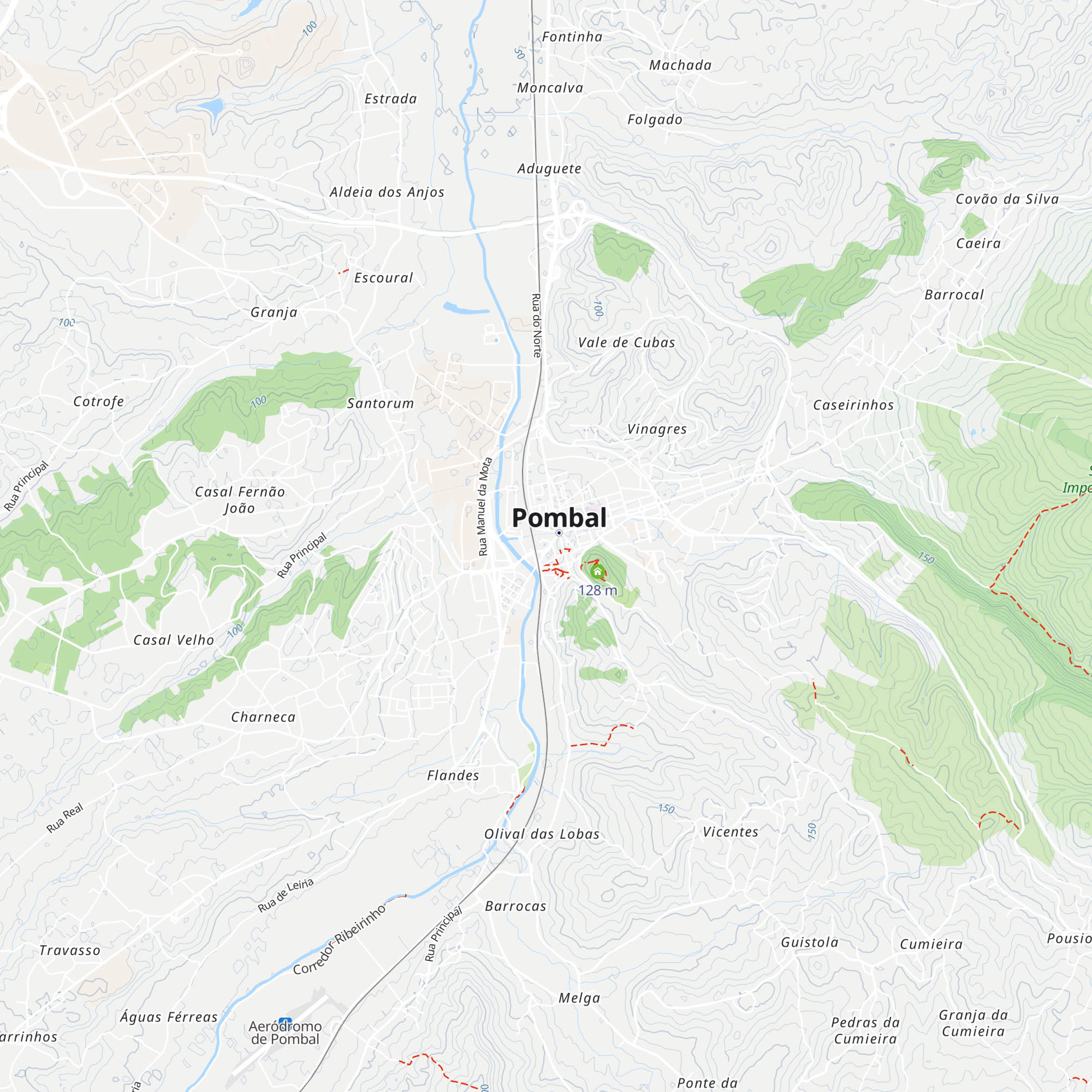 Centro de Turismo de Pombal map