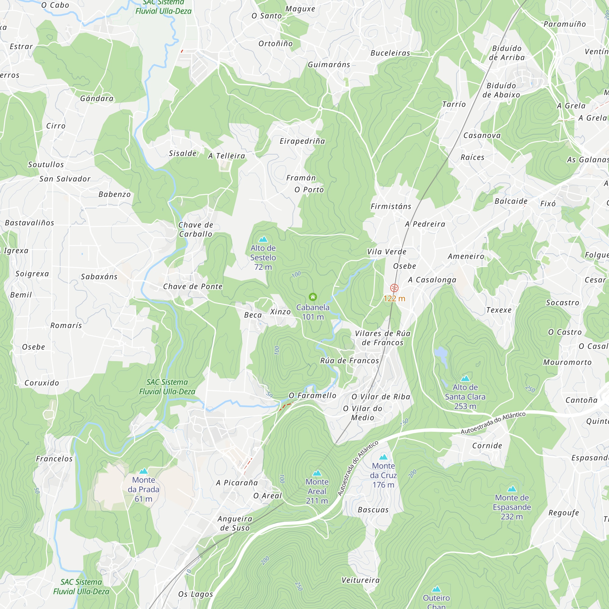 Cabanela map