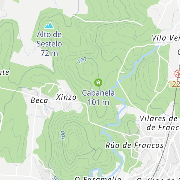 Map of Cabanela