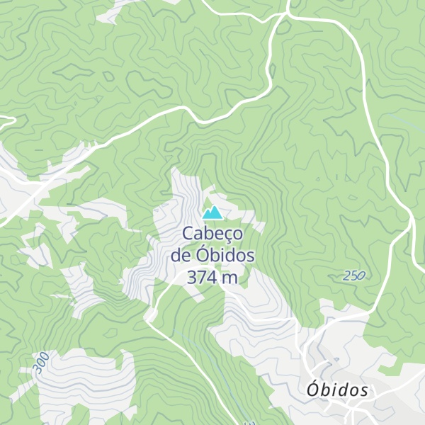 Map of Cabeço de Óbidos