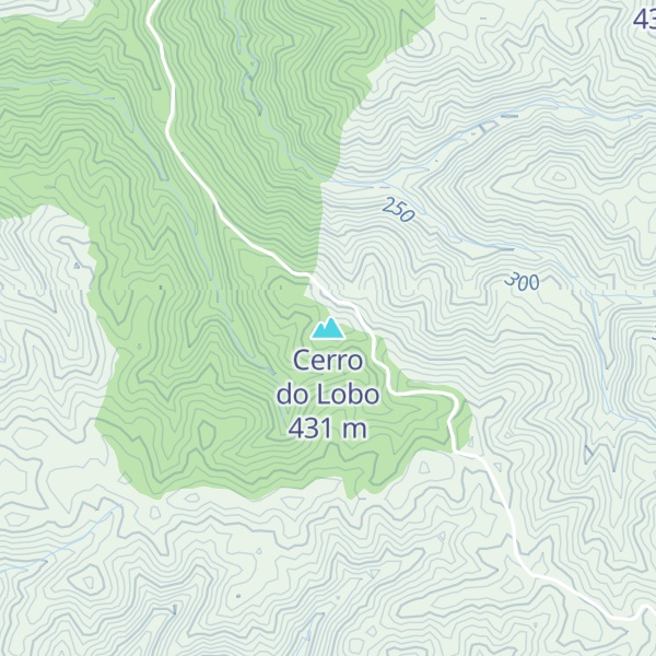 Map of Cerro do Lobo