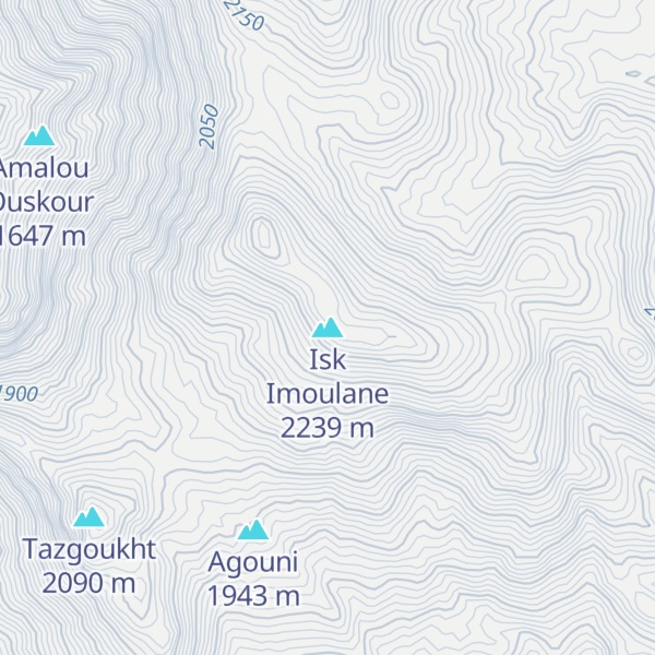 Map of Isk Imoulane