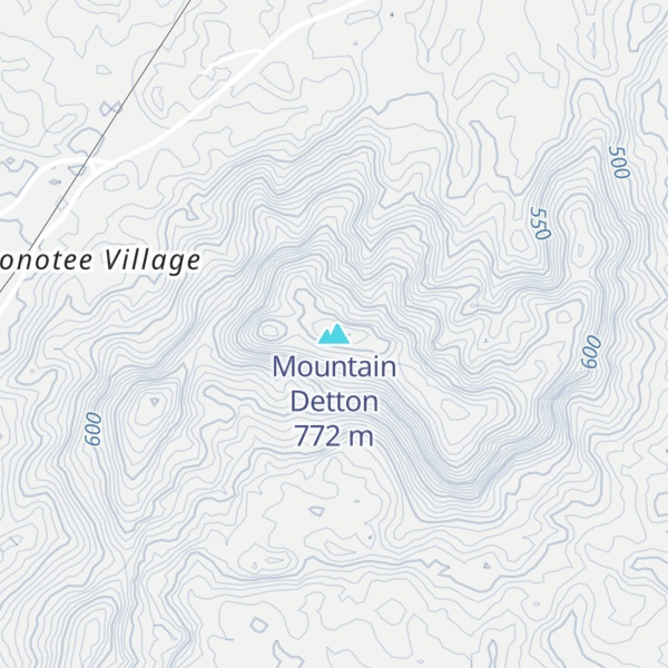 Map of Mountain Detton