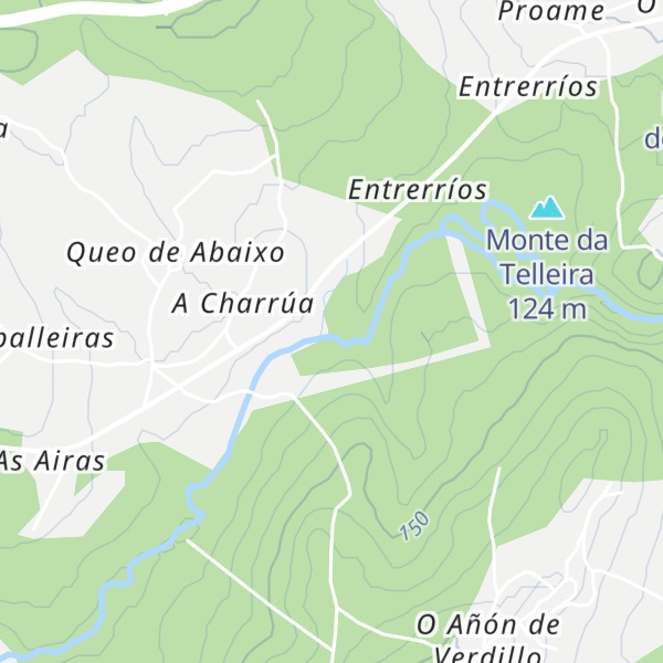 Map of Refuxio de Queo