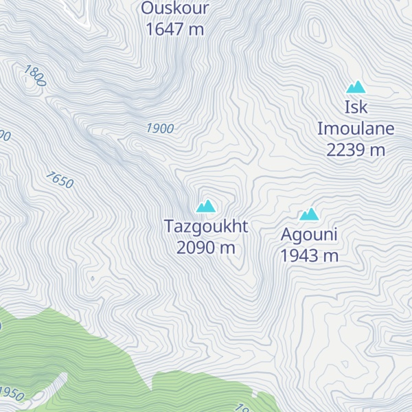 Map of Tazgoukht