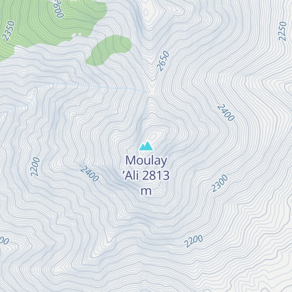 Map of Moulay ’Ali