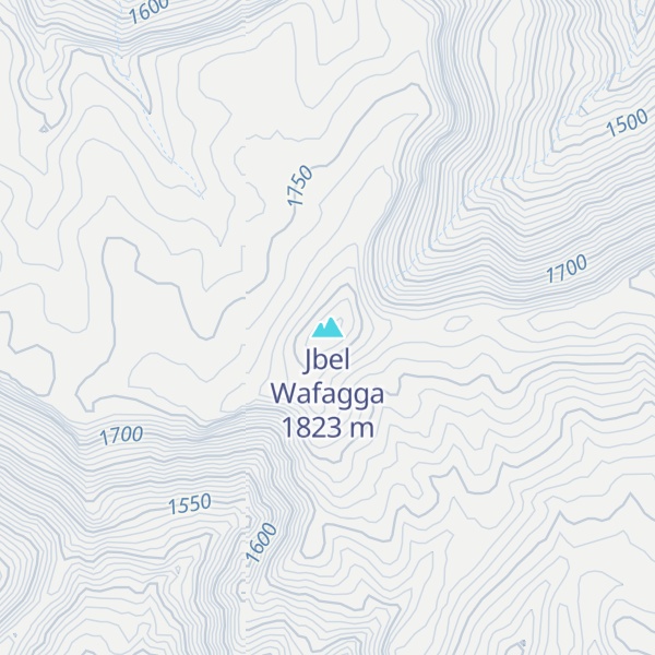 Map of Jbel Wafagga