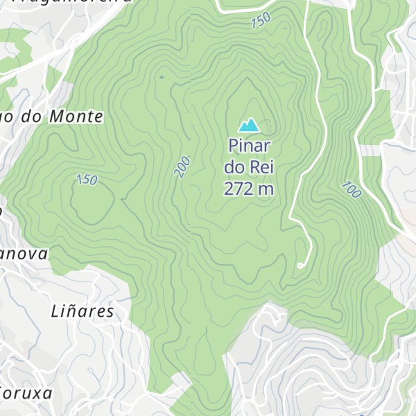 Map of Monte Tomba