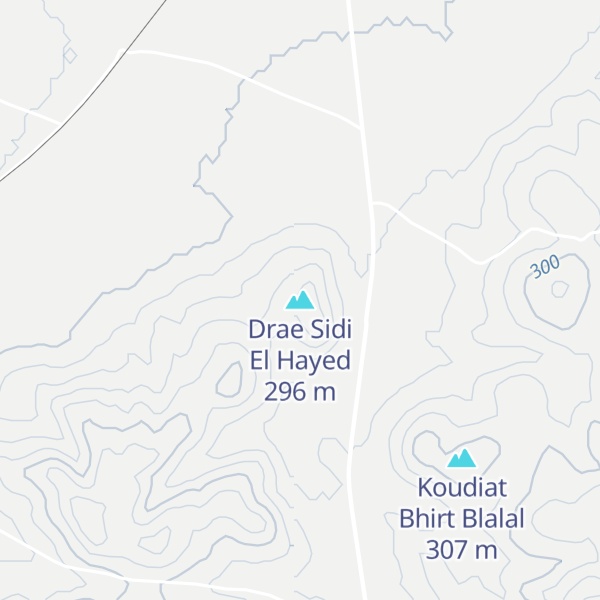 Map of Drae Sidi El Hayed