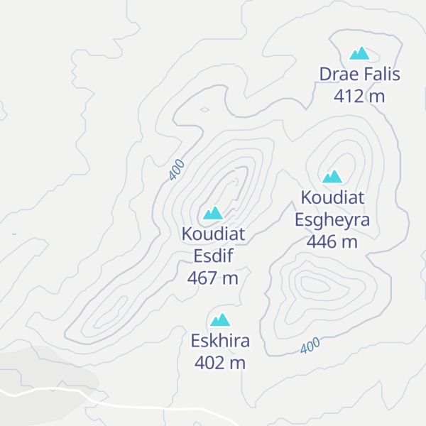 Map of Koudiat Esdif