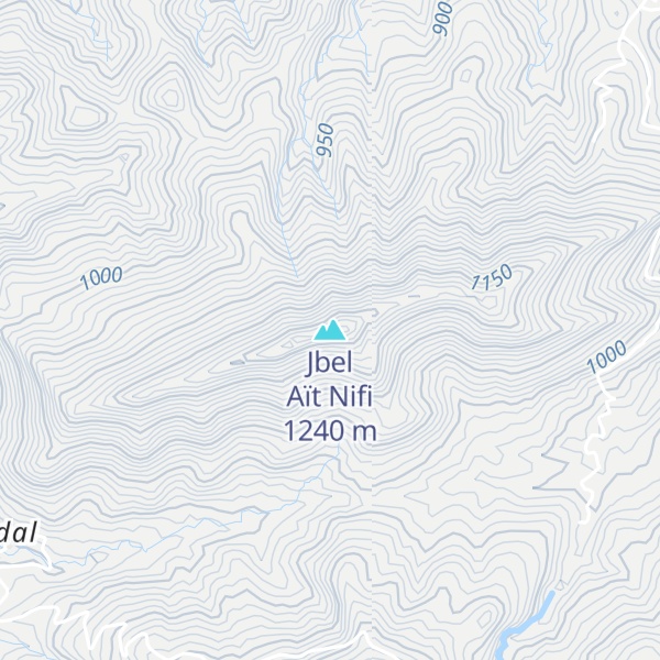 Map of Jbel Aït Nifi