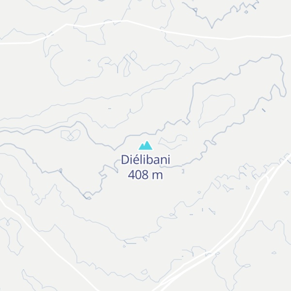Map of Diélibani