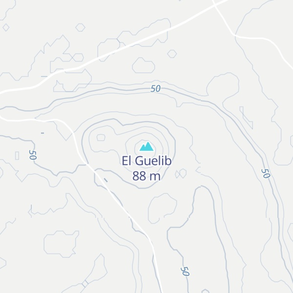 Map of El Guelib
