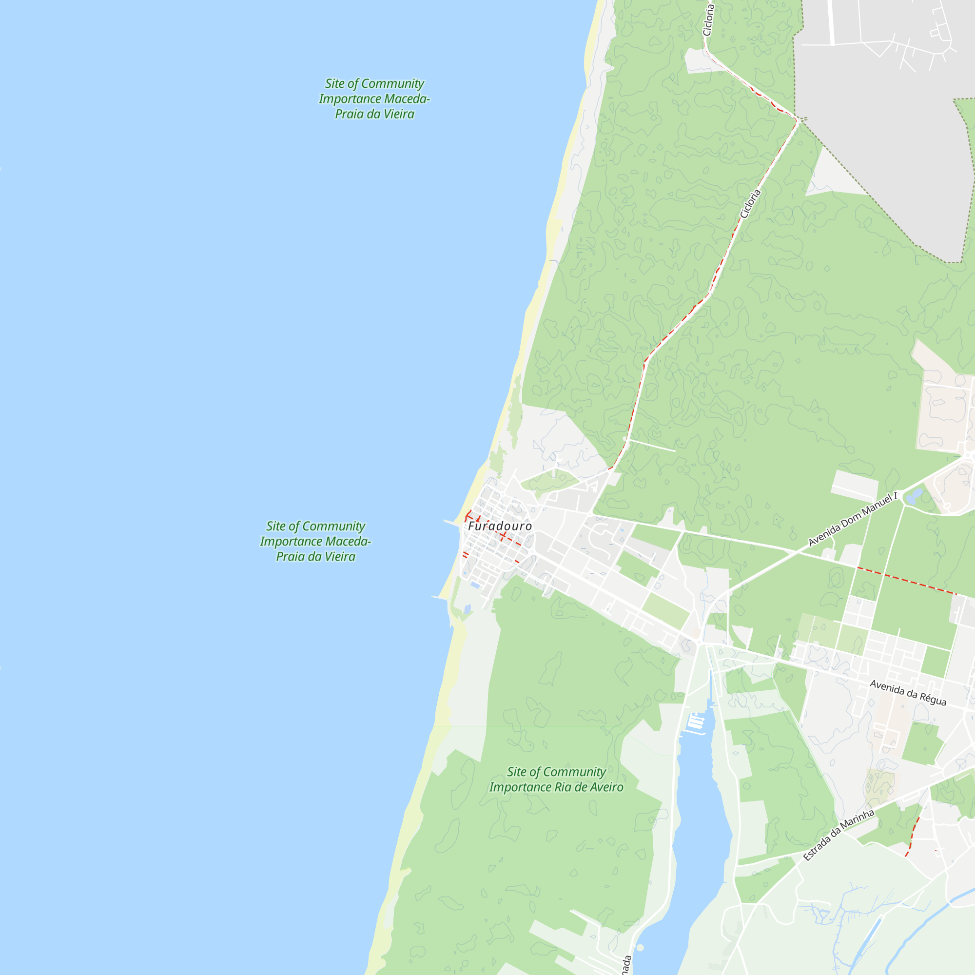 Posto de Turismo do Furadouro map