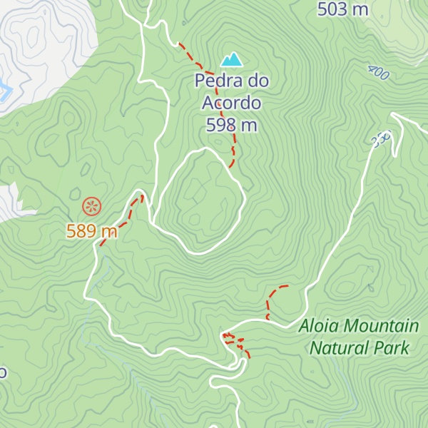 Map of Monte Aloia