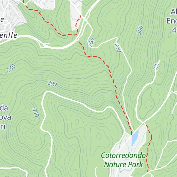 Map of Monte Pedra Longa