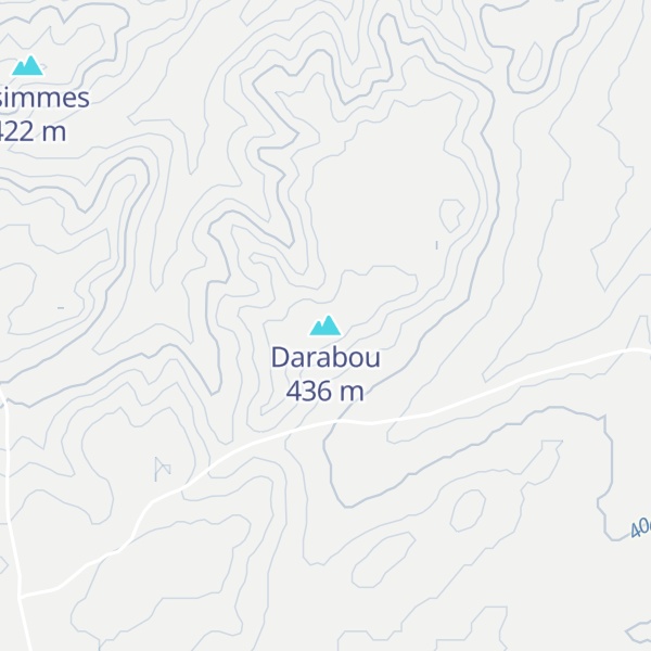 Map of Darabou