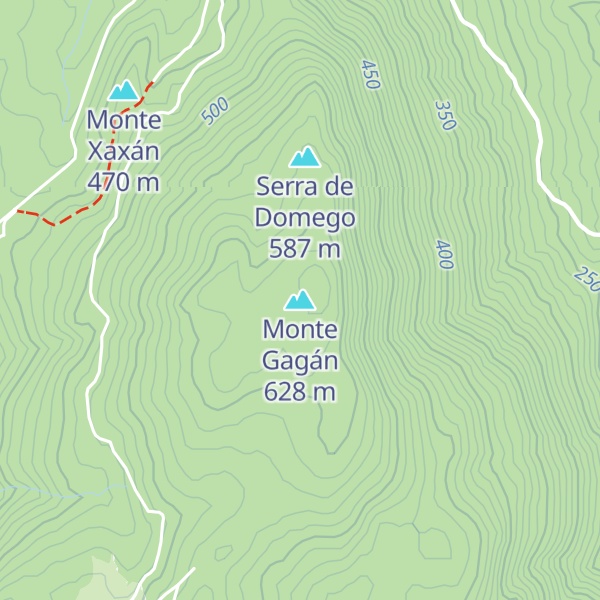 Map of Monte Gagán