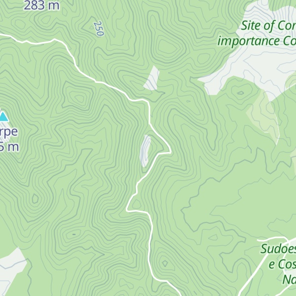 Map of Serra do Penedo