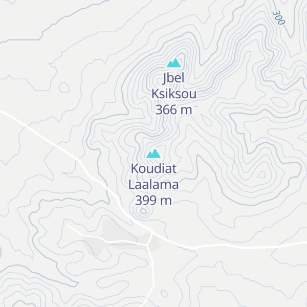 Map of Koudiat Laalama