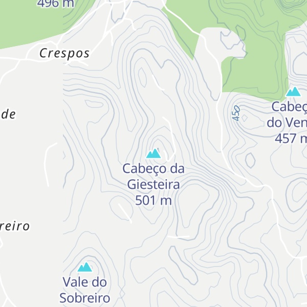 Map of Cabeço da Giesteira